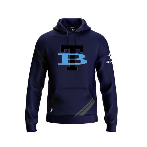 [FOLHSMNV-YXS-LOGO1] Decker Summit Hoodie (Youth XS, Navy, Logo 1)