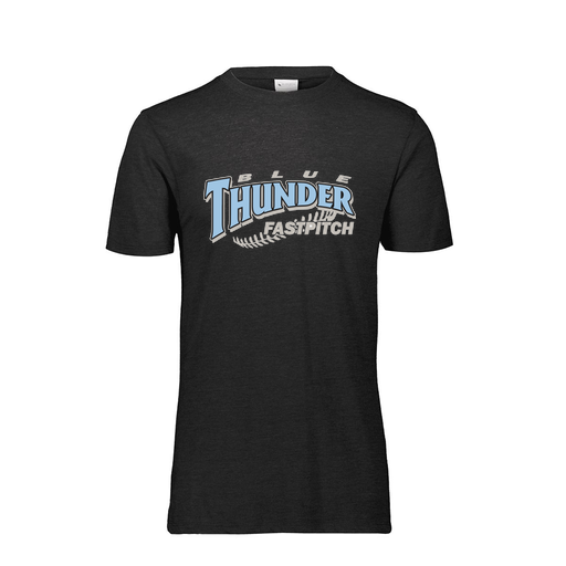 [FTSCUBBK-YS-LOGO2] Decker Youth Tri-Blend T-Shirt - Short Sleeve (Youth S, Black, Logo 2)