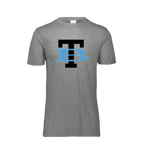 [FTSCUBGY-YS-LOGO1] Decker Youth Tri-Blend T-Shirt - Short Sleeve (Youth S, Gray, Logo 1)