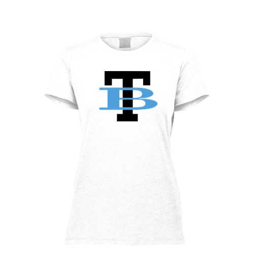 [FTSCUBWH-FAXS-LOGO1] Decker Women's Tri-Blend T-Shirt - Short Sleeve (Female Adult XS, White, Logo 1)