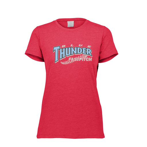 [FTSCUBRD-FAXS-LOGO2] Decker Women's Tri-Blend T-Shirt - Short Sleeve (Female Adult XS, Red, Logo 2)