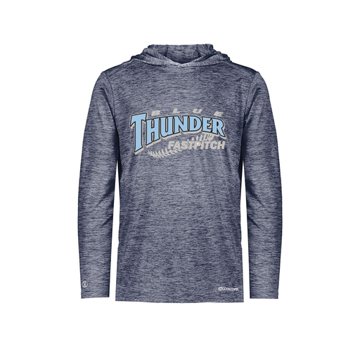 [FOLHCGNV-AS-LOGO2] Decker Men's Charge Hoodie (Adult S, Navy, Logo 2)