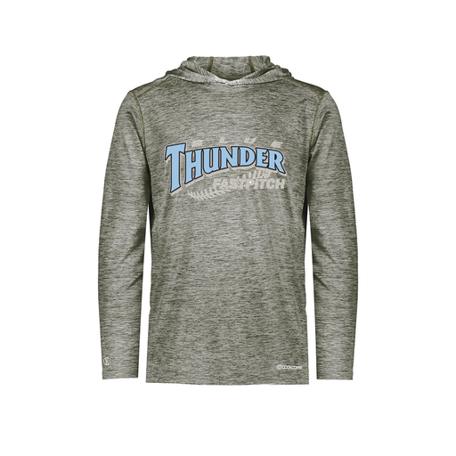 [FOLHCGGY-YS-LOGO2] Decker Youth Charge Hoodie (Youth S, Gray, Logo 2)