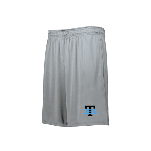 [229511.099.XS-LOGO1] Decker Men's Swift Short (Adult XS, Silver, Logo 1)